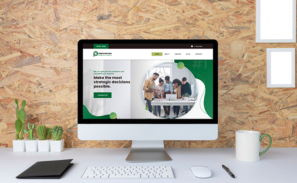 Pandanavian Consultants announcing Its new website